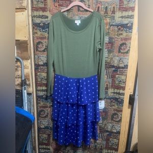 New with tags ladies LuLaRoe, long-sleeve dress size xl